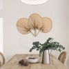 Wall Hanging Pendan Palm Fan Boho Woven Home Decor Wall Pediment