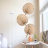 Wall Hanging Pendan Palm Fan Boho Woven Home Decor Wall Pediment