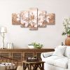 Canvas Wall Art for Living Room,Lily Flower Pictures Wall Decor,Floral Paintings Wall Decorations,Canvas Prints Framed Artwork for Bedroom,Ready to Ha