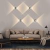 LED Crystal Wall Sconce for Bedroom Bathroom Aisle stairwell Terrace, 6w/Warm White Light, Decorative Spotlight