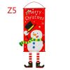 Christmas Tree Old Man Elf Hanging Cloth Window Wall Dress Up Hanging Cloth Window Decoration
