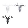 Wall Hanging Hook Vintage Deer Head Antlers For Hanging Key Deer Horns Hanger Rack Wall Decoration