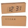 3D LED Display Digital Clock 12/24 Hour Nightlight Watch USB Alarm Clock Home