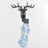 Wall Hanging Hook Vintage Deer Head Antlers For Hanging Key Deer Horns Hanger Rack Wall Decoration