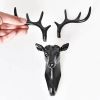 Wall Hanging Hook Vintage Deer Head Antlers For Hanging Key Deer Horns Hanger Rack Wall Decoration